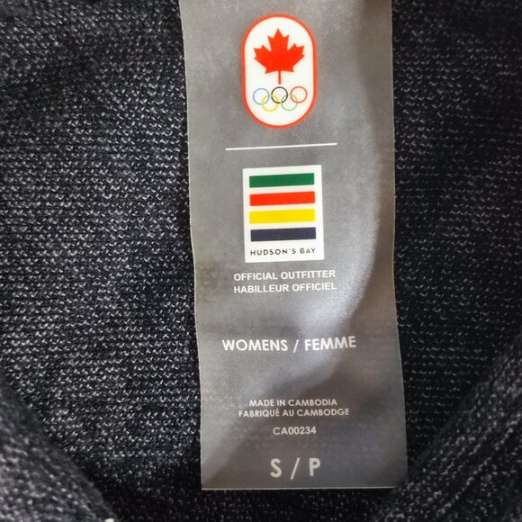 Team Canada button down shirt women's size S grey Olympic Official Outfit - Picture 6 of 11
